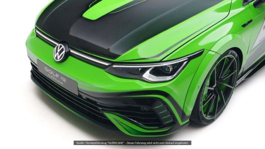 Volkswagen Golf R Hurricane: con 526 CV y 200 kg menos de peso