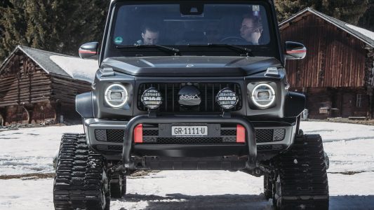 Mercedes G 500 Caterpillar: una curiosa preparación de un millonario suizo