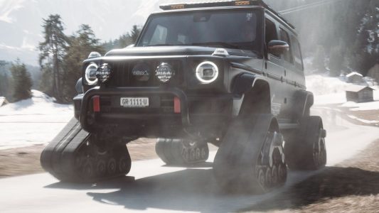 Mercedes G 500 Caterpillar: una curiosa preparación de un millonario suizo