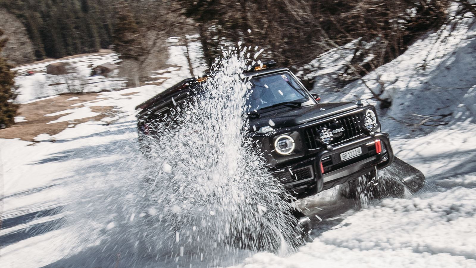 Mercedes G 500 Caterpillar: una curiosa preparación de un millonario suizo