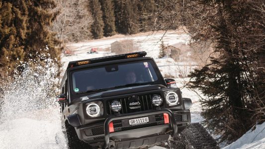 Mercedes G 500 Caterpillar: una curiosa preparación de un millonario suizo