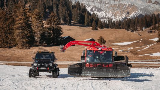 Mercedes G 500 Caterpillar: una curiosa preparación de un millonario suizo