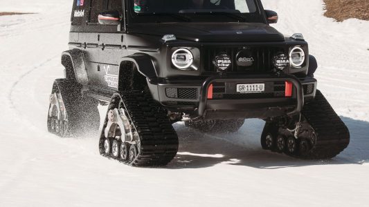 Mercedes G 500 Caterpillar: una curiosa preparación de un millonario suizo