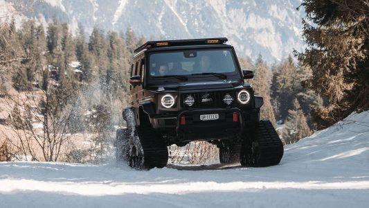 Mercedes G 500 Caterpillar: una curiosa preparación de un millonario suizo