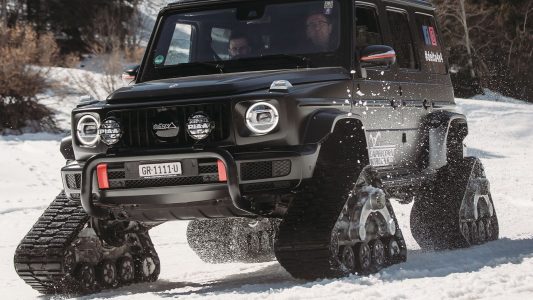 Mercedes G 500 Caterpillar: una curiosa preparación de un millonario suizo