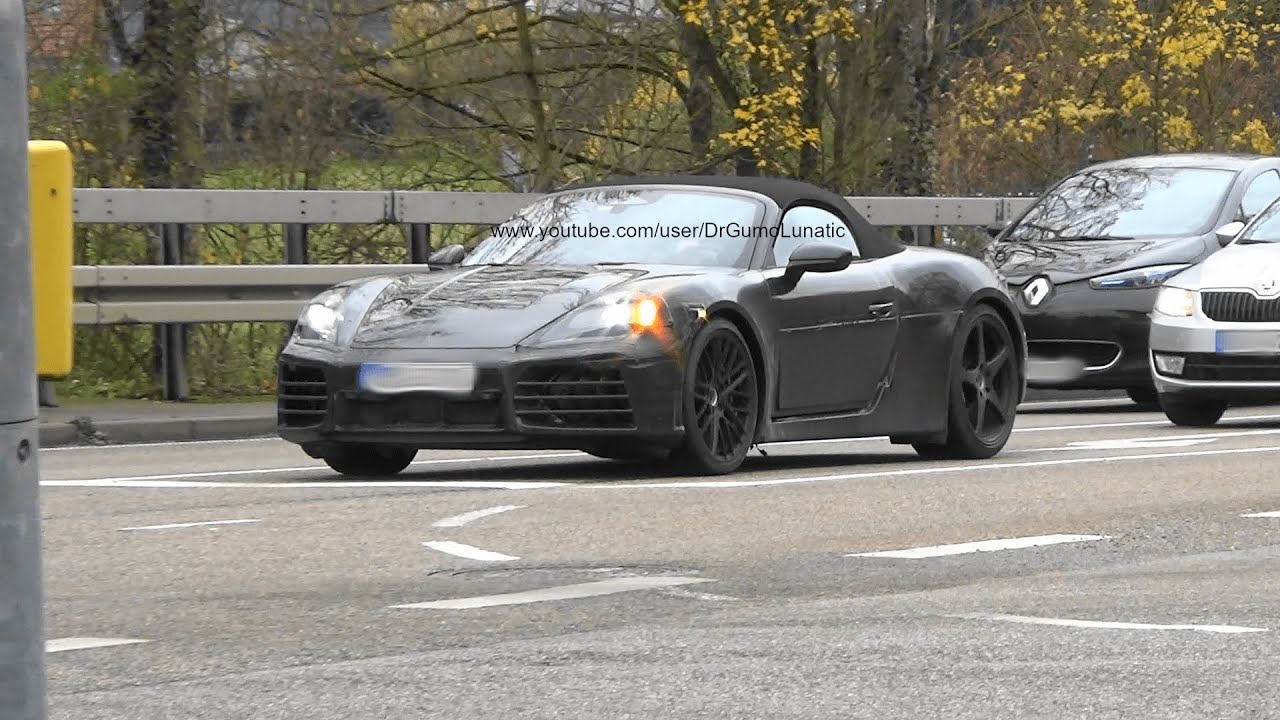 New Porsche 718 Boxster EV Electric - 2025 - 983 series - Barely Disguised Prototype