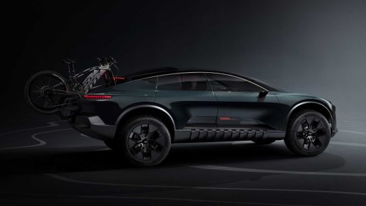 Audi activesphere concept: crossover de línea coupé que se puede transformar en un pick-up