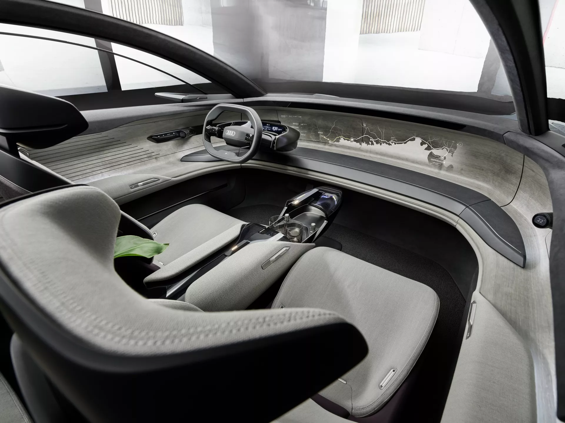El Audi Grandsphere Concept es un anticipo de lo que veremos en el Audi A8 de 2024