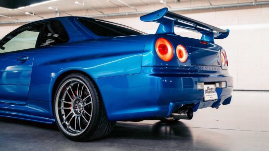 El Nissan Skyline R34 GT-R de Paul Walker en 'Fast 4' sale a subasta