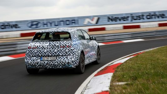 El Hyundai Ioniq 5 N 100% eléctrico ultima su puesta a punto en Nürburgring