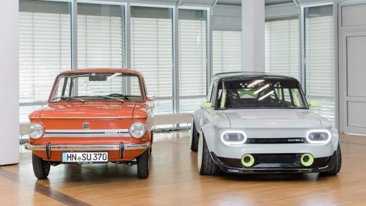 Los aprendices de Audi convierten este NSU Prinz en un modelo eléctrico