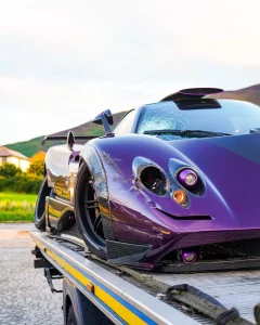 Estrellan el Pagani Zonda 760 LH que perteneció a Hamilton: no es el primer accidente que sufre la unidad