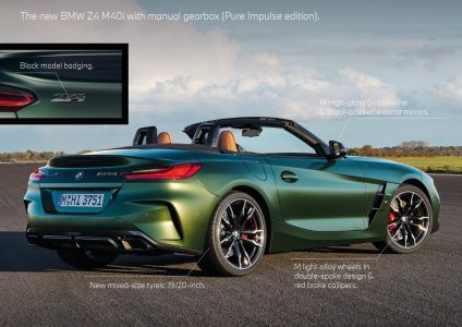 Si te gusta conducir, BMW ha lanzado el roadster perfecto para ti: Z4 M40i Edition Pure Impulse