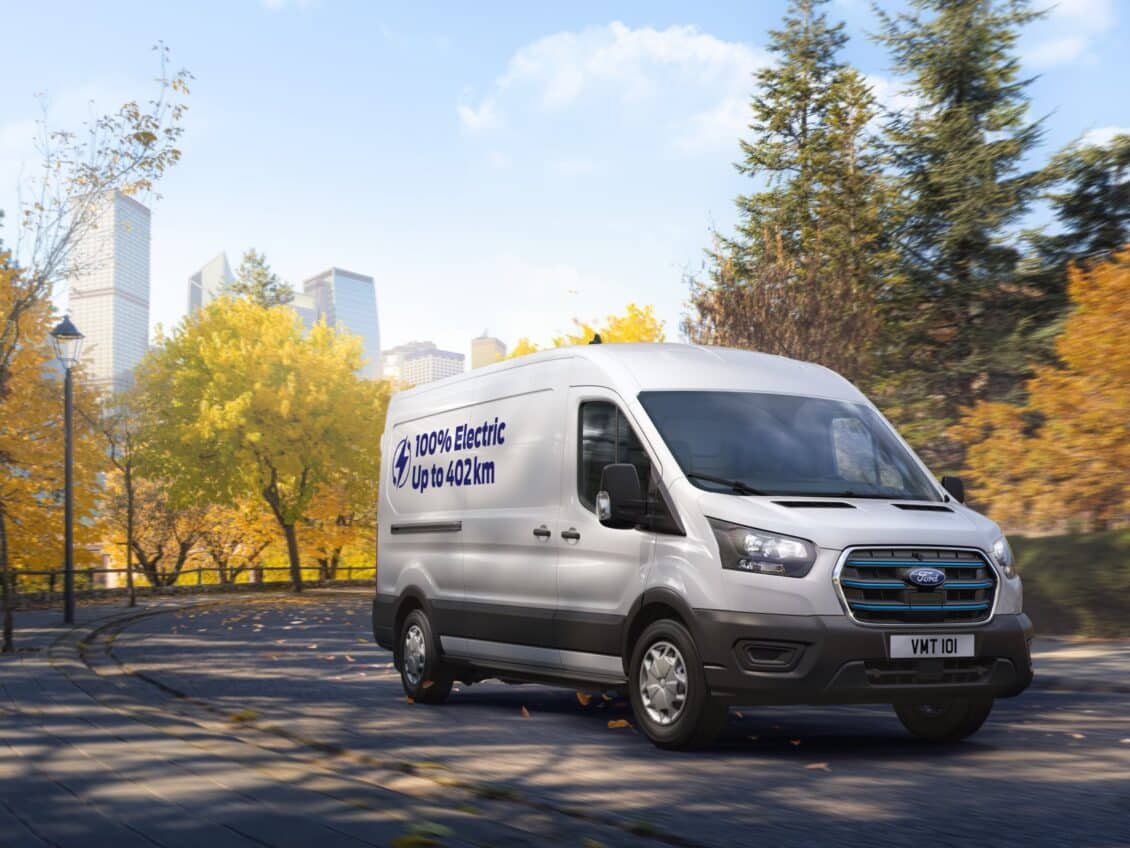 La Ford E-Transit ahora con más autonomía gracias a la nueva batería de 89 kWh