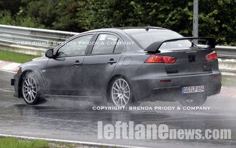 Mitsubishi Lancer Evolution X, fotos espías definitivas